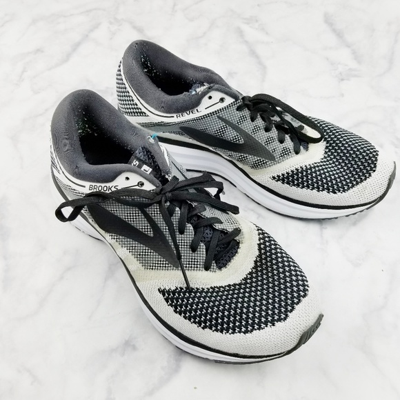 Brooks Other - Brooks|Men's Revel Running Shoes White/Black
